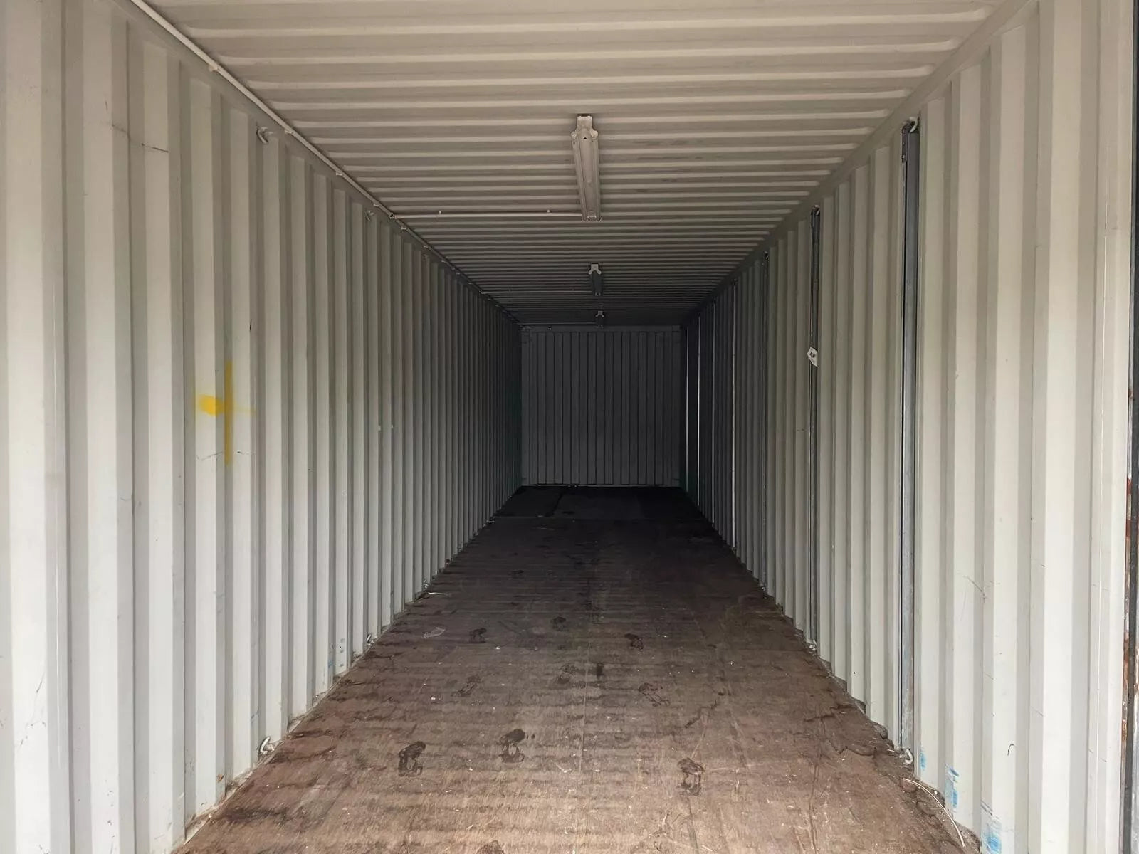 40/8 Shipping Container with Rollup and electrics and lights image 2