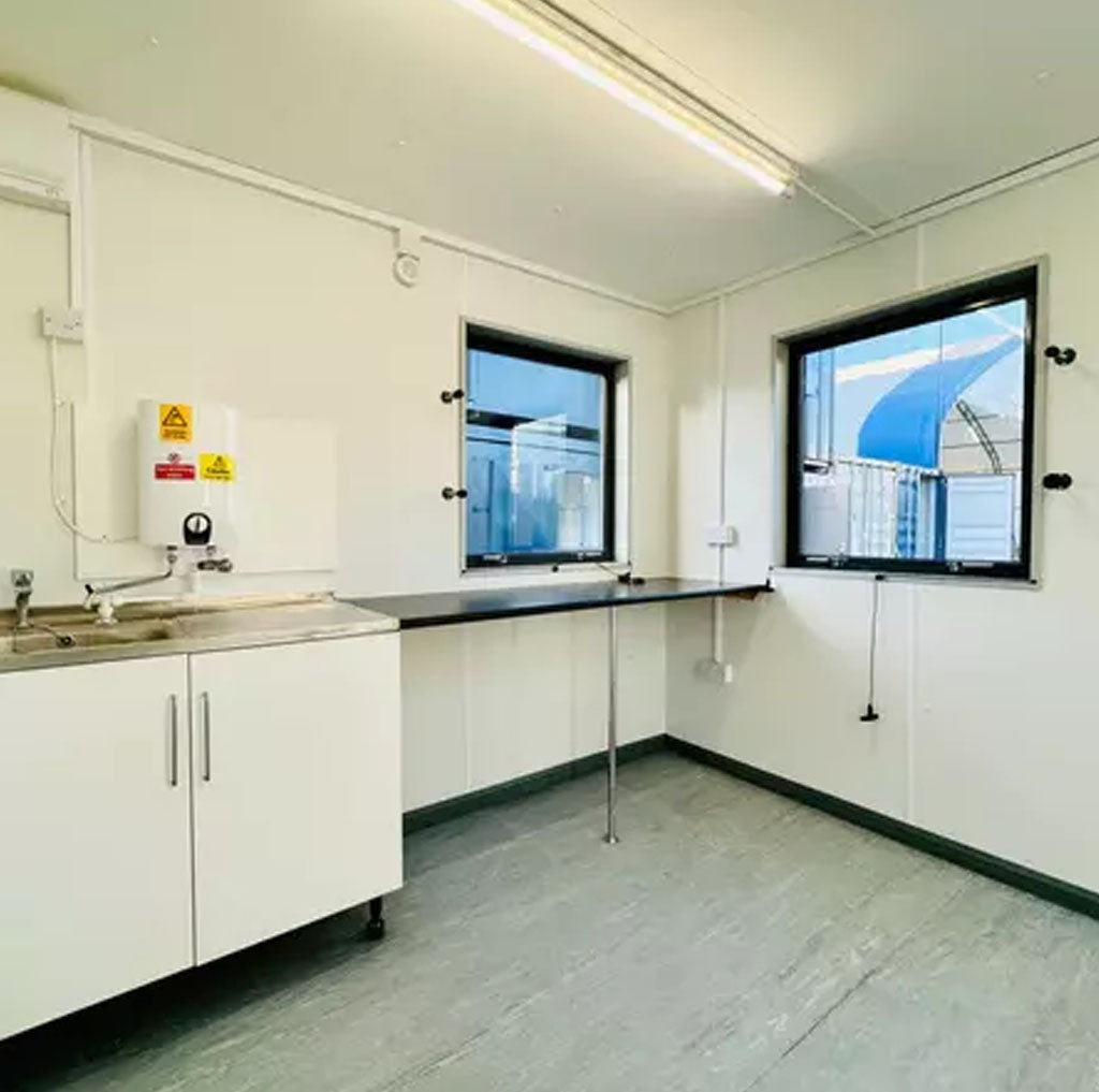 32x10ft Cabin | Office / Canteen | Anti-Vandal Cabin | Portable Building | kitchenette image 1