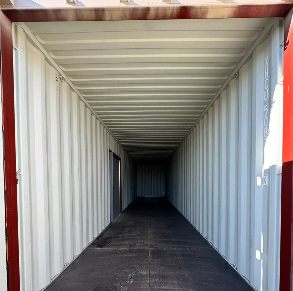 40ft shipping container with man door image 7