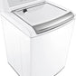 LG – 5.5 Cu. Ft. Smart Top Load Washer with TurboWash3D – White image 1